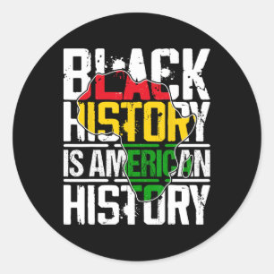 Adesivo Redondo Orgulho Africano Junta História Negra Mês 1