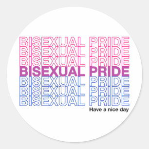 Adesivo Redondo Orgulho Bissexual
