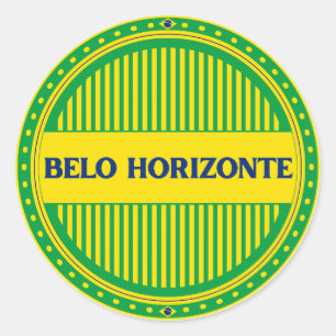 Adesivo Redondo Orgulho da Cidade Belo Horizonte – Identidade Bras