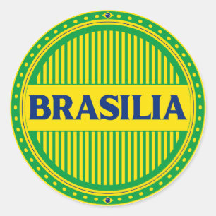 Adesivo Redondo Orgulho da Cidade de Brasília – Identidade Brasile