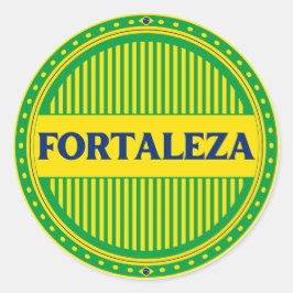 Adesivo Redondo Orgulho da Cidade de Fortaleza – Identidade Brasil