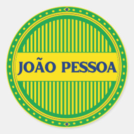 Adesivo Redondo Orgulho da Cidade de João Pessoa – Identidade Bras