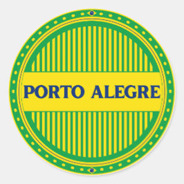Adesivo Redondo Orgulho da Cidade de Porto Alegre – Identidade Bra