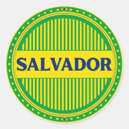 Adesivo Redondo Orgulho da Cidade de Salvador – Identidade Brasile