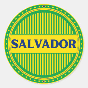 Adesivo Redondo Orgulho da Cidade de Salvador – Identidade Brasile