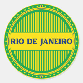 Adesivo Redondo Orgulho da Cidade do Rio de Janeiro – Identidade B