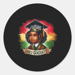 Adesivo Redondo Orgulho de Futuros Graduados Hbcu Crianças Negras