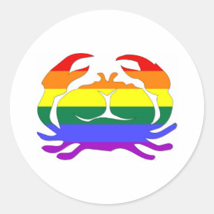 Adesivo Redondo Orgulho de GLBT: Cancer, o 22 de junho - 22 de