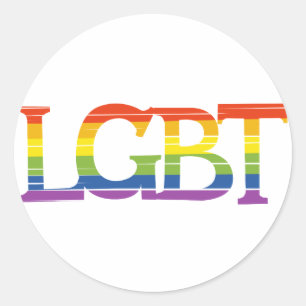 Adesivo Redondo Orgulho de LGBT
