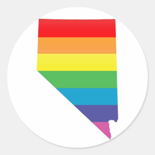 Adesivo Redondo orgulho de nevada. (Frente)