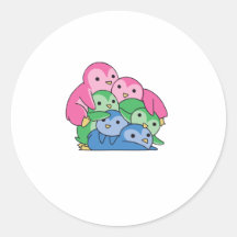 Orgulho de Sinalizador Polisexual Lgbtq Cute Pengu