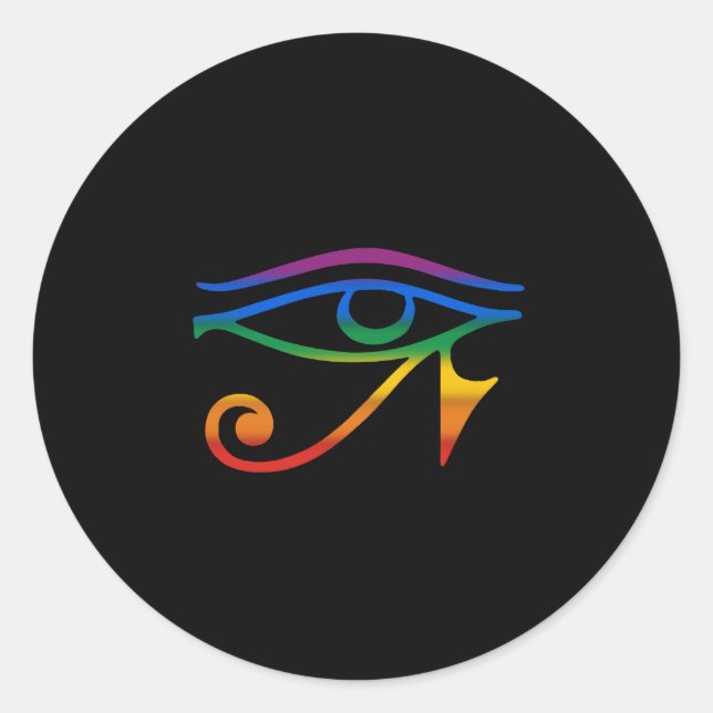 Adesivo Redondo Orgulho do Gótico gay (Frente)