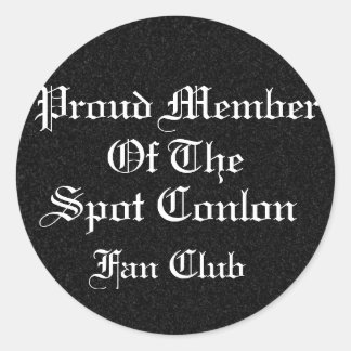 Adesivo Redondo Orgulho do Spot Conlon Fan Club
