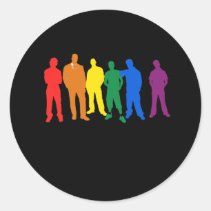 ADESIVO REDONDO ORGULHO GAY