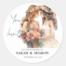 Orgulho gay Elegante Blush Wedding