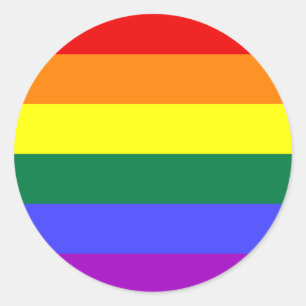 Adesivo Redondo Orgulho gay LGBT