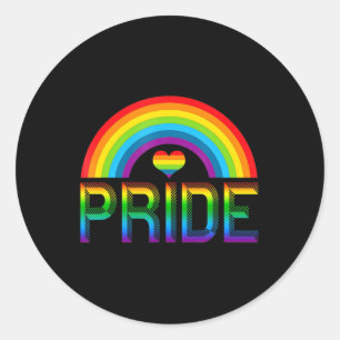 Adesivo Redondo Orgulho gay LGBT Mês de 2022