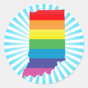Adesivo Redondo orgulho indiana.