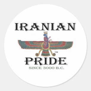 Adesivo Redondo Orgulho iraniano