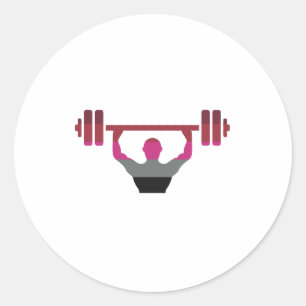 Adesivo Redondo Orgulho Muscular