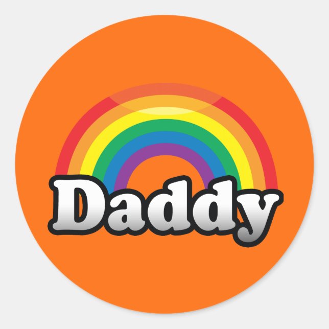 ADESIVO REDONDO ORGULHO PAPAI (Frente)