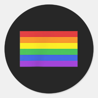Adesivo Redondo Orgulho Pequeno Sinalizador Sutil Orgulho Mês Arco