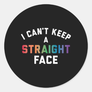 Adesivo Redondo Orgulho Que Não Consigo Manter Um Hetero De Face