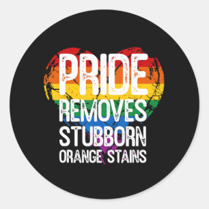 Adesivo Redondo Orgulho Remove Manchas Laranja Teias Stubborn Prid
