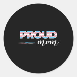 Adesivo Redondo Orgulho Transgênero Orgulho Trans Igualdade Mãe E