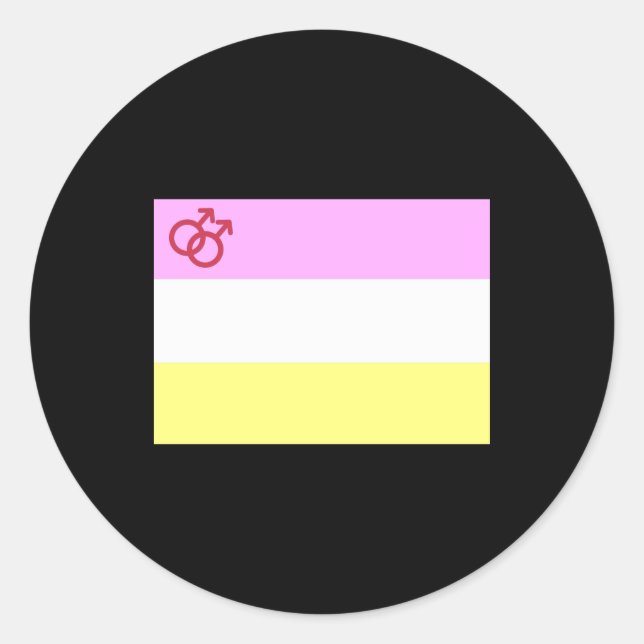 Adesivo Redondo Orgulho Twink (Frente)