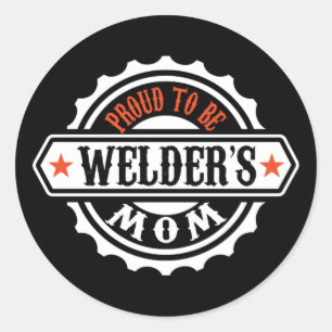 Adesivo Redondo Orgulhoso de ser mãe de Welder