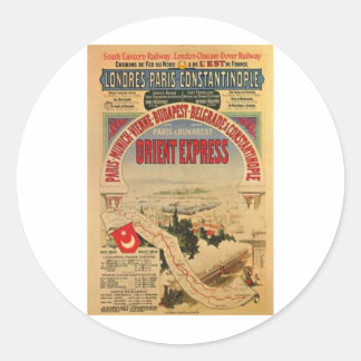 Adesivo Redondo Orient Express
