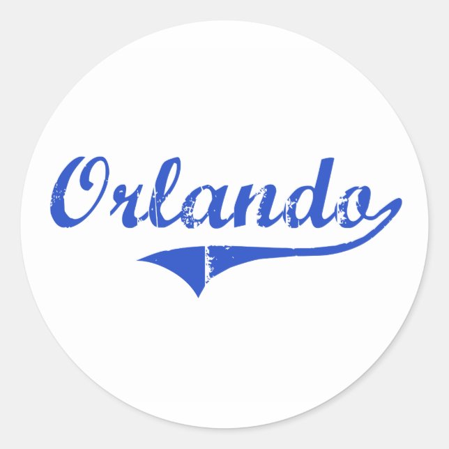Adesivo Redondo Orlando City Classic (Frente)