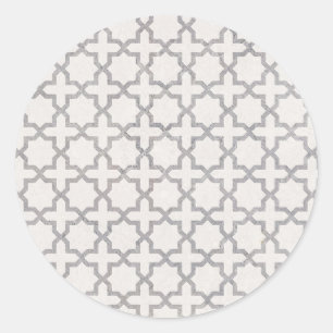 Adesivo Redondo Ornamento Arabe Elegante
