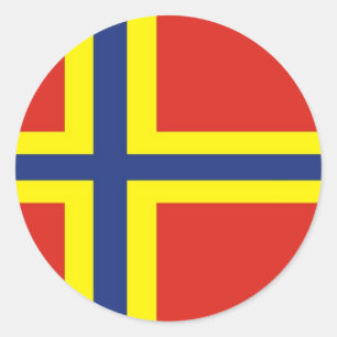 Adesivo Redondo orney country flag excelente reino unido