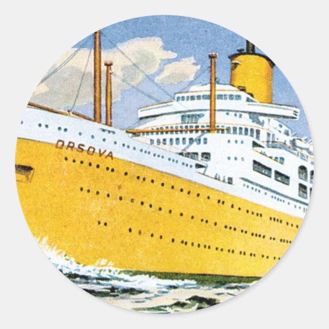 Adesivo Redondo Orsova da Linha Orient (Frente)