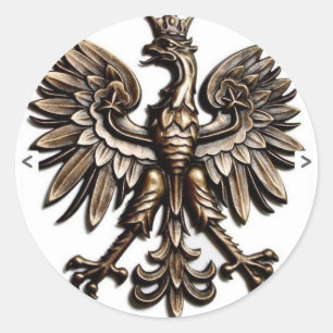 Adesivo Redondo Orzelek de Polski