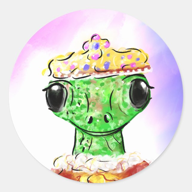 Adesivo Redondo Os Autocolantes de Deus (Frente)