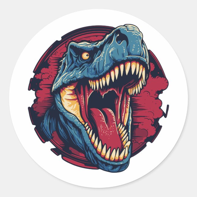 Adesivo Redondo Os autocolantes do monopólio vão (Frente)