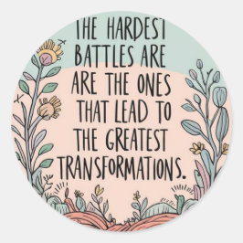 Adesivo Redondo Os Autocolantes mais duros