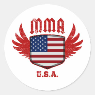 Adesivo Redondo Os Estados Unidos