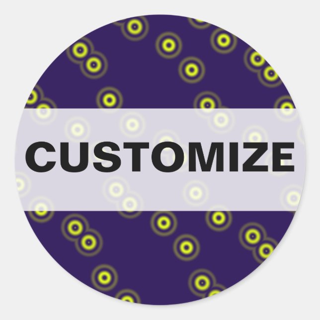 Adesivo Redondo Os germes estão chegando (Frente)