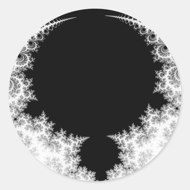 Adesivo Redondo Os pinhos (Frente)