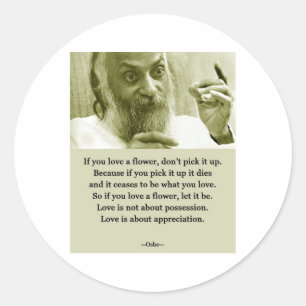 Adesivo Redondo Osho