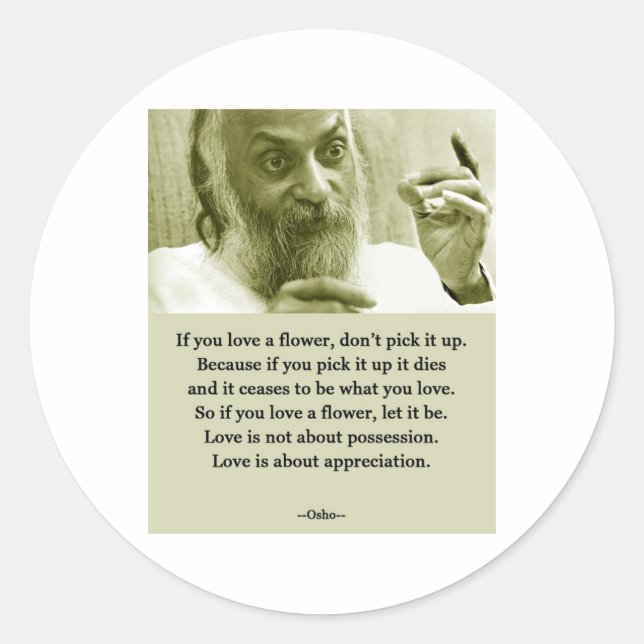 Adesivo Redondo Osho (Frente)