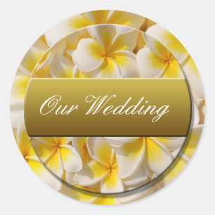 Adesivo Redondo our_wedding_sticker