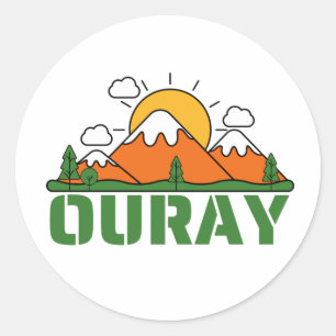 ADESIVO REDONDO OURAY COLORADO