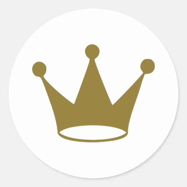 Adesivo Redondo Ouro (Frente)