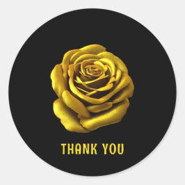 Adesivo Redondo Ouro Classic Round Sticker