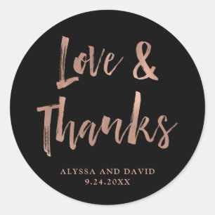 Adesivo Redondo Ouro cor-de-rosa do falso moderno do desejo   e